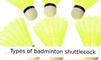 Types of badminton shuttlecock