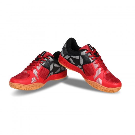 Nivia Badminton Shoes APPEAL 2.0  (RED/SILVER)