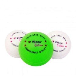 Vixen Plastic Cricket Ball (White) - Pack of 3