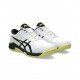 Asics Gel Peake 2 Cricket Shoes ( White / Glow Yellow)