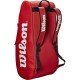 Wilson Tour 2 Compartment Large 9 Racquet Bag - Red