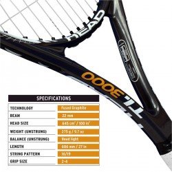 Head Ti 3000 Tennis Racket - 275 gm