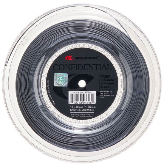 Solinco Confidential 16 Tennis String  (12 mtr) - Cut from reel