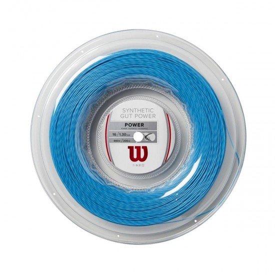 Wilson Synthetic gut Power 16 Tennis String - Cut from the reel