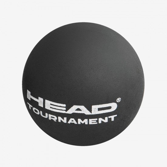 HEAD Tournament Single Dot Squash Ball,Black