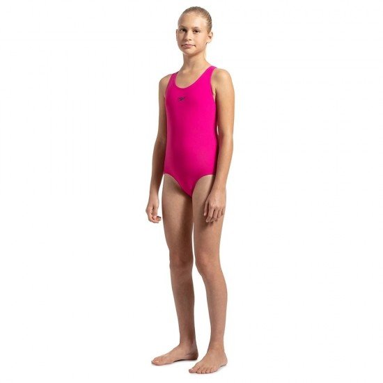 Speedo Swimwear Lycra Racerback One-Piece - Girls - Pink