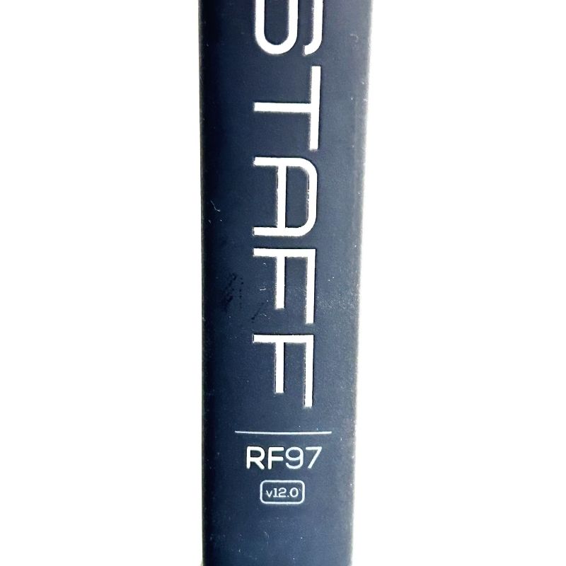 Used Wilson Pro Staff RF 97 V12 Tennis Racket – Black/White, 340g - Sports Galaxy - Online Sports Store in India Used Wilson Pro Staff RF 97 V12 Tennis Racket – Black/White, 340g - Image 5
