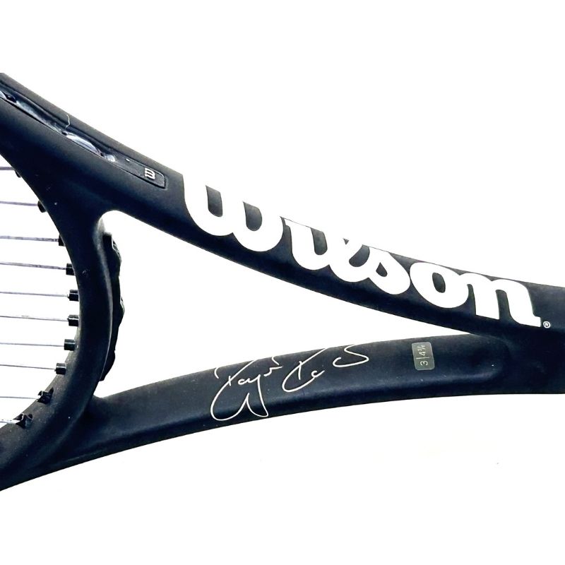 Used Wilson Pro Staff RF 97 V12 Tennis Racket – Black/White, 340g - Sports Galaxy - Online Sports Store in India Used Wilson Pro Staff RF 97 V12 Tennis Racket – Black/White, 340g - Image 8
