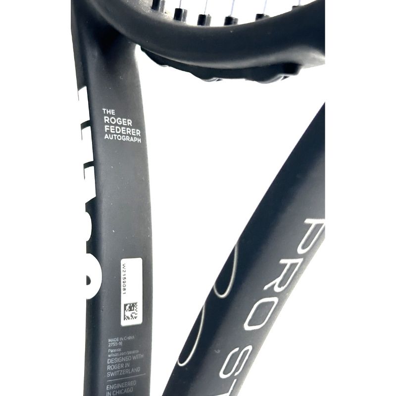 Used Wilson Pro Staff RF 97 V12 Tennis Racket – Black/White, 340g - Sports Galaxy - Online Sports Store in India Used Wilson Pro Staff RF 97 V12 Tennis Racket – Black/White, 340g - Image 9