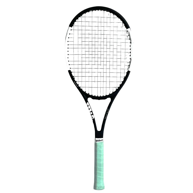 Used Wilson Pro Staff RF 97 V12 Tennis Racket – Black/White, 340g