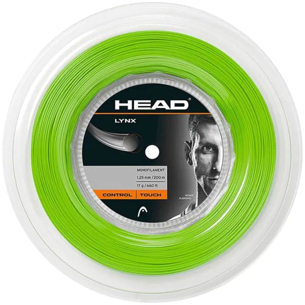 Head Lynx 16 Tennis String 12m (1.30mm) - Co-Polyester Precision and Spin String (Cut from Reel)