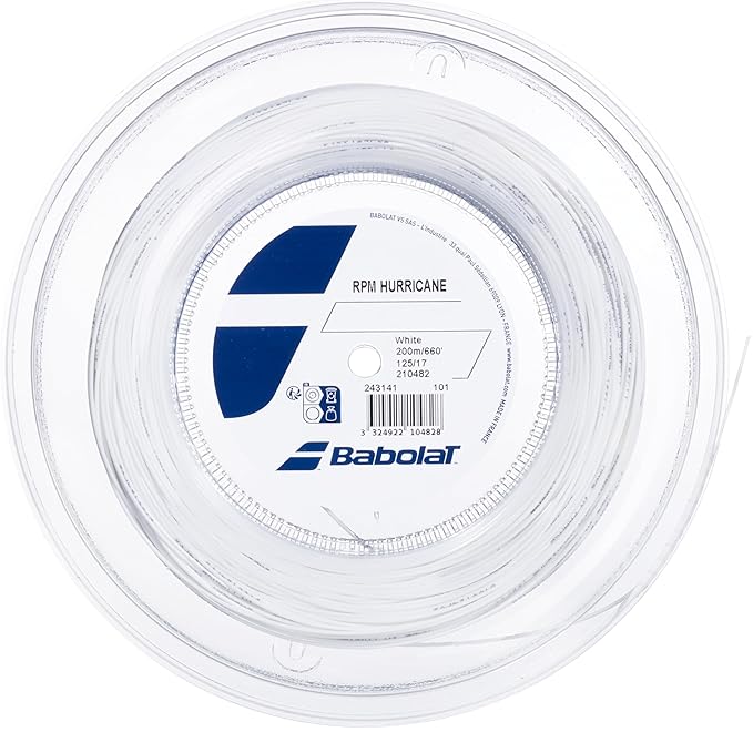 Babolat RPM Hurricane Tennis String 12m – Octagonal Spin | Affordable Control & Durability