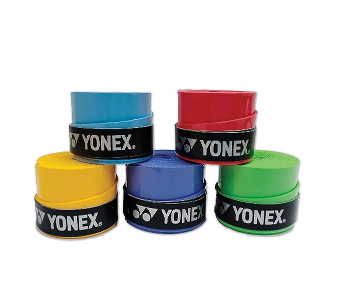 Yonex Badminton grip - TECH 501B Pack of 5 (Color May Vary)