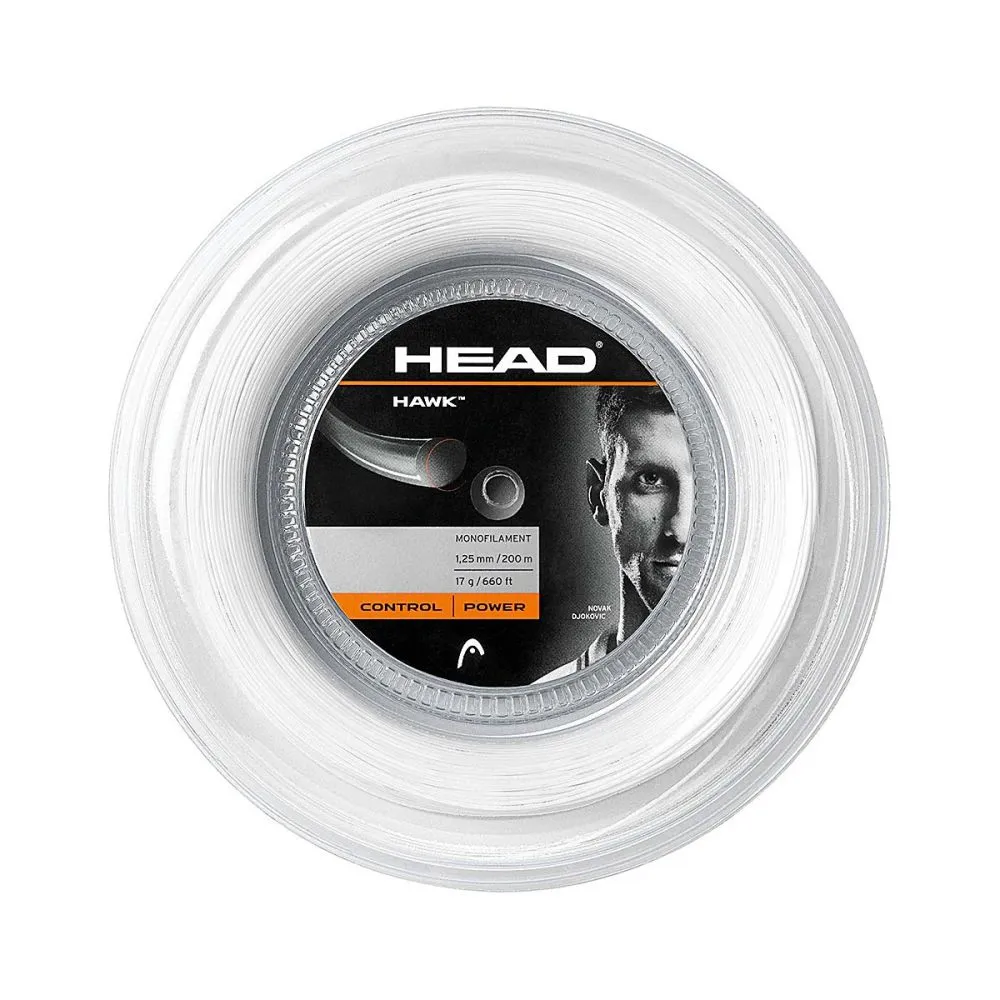 Head Hawk Tennis String – 12m 1.30mm Monofilament Polyester