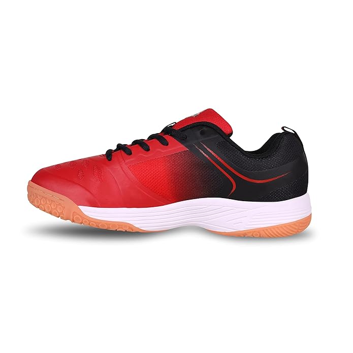 Nivia Badminton Shoes APPEAL 3.0 (Crimson Red/Black)