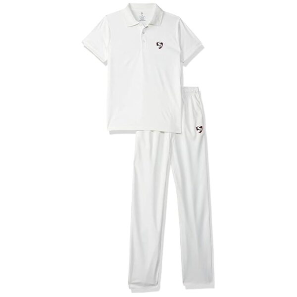 SG Club Half Sleeves Cricket Combo for Juniors White