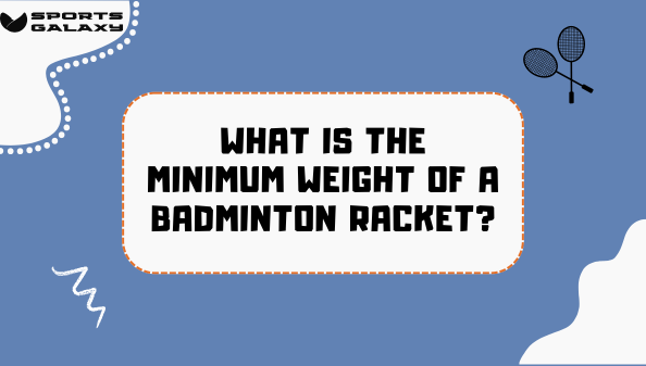 badminton racket weight