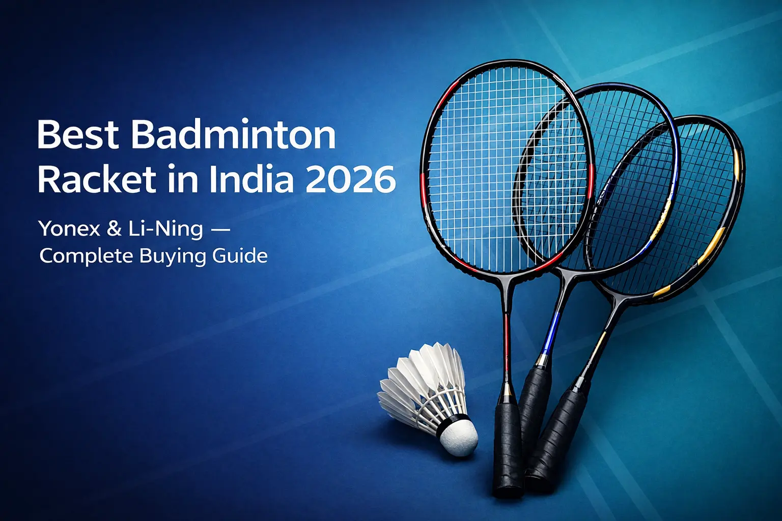 Best Yonex & Li-Ning Badminton Rackets in India 2026 — Complete Buying Guide - Sports Galaxy - Online Sports Store in India