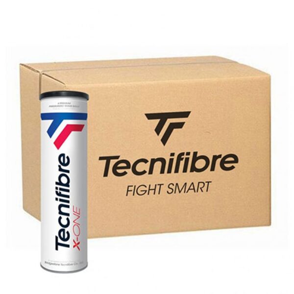 tecnifibre x one balls carton 24 cans of 4 ball