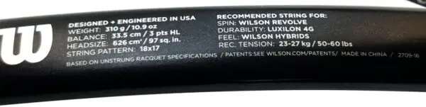 Wilson Pro Staff 97S IMG 3538