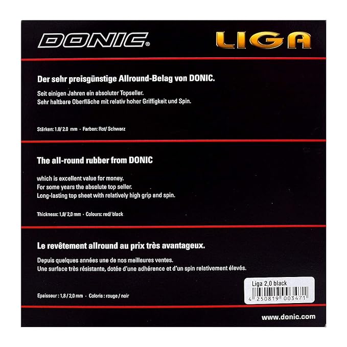 DONIC LIGA Table Tennis Rubber - Sports Galaxy - Online Sports Store in India 71YSzq2oCwL. SX679