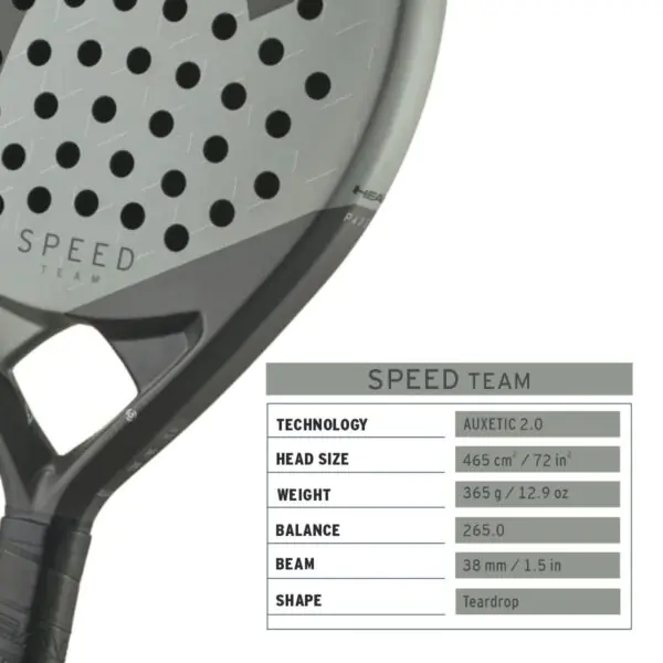 head speed team padel racquet 2
