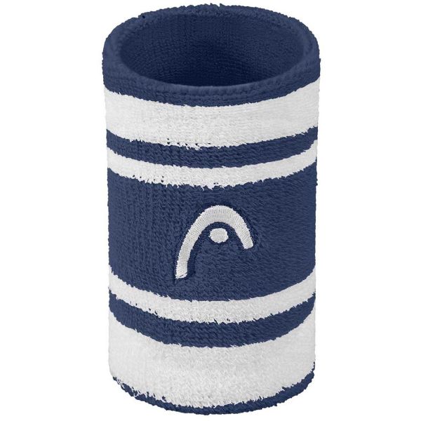 HEAD Wristband 5 Inch Navy Blue - Exclusive Cotton Sweatband