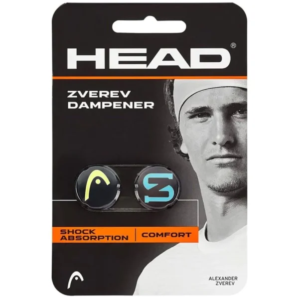 Head Zverev Tennis Dampener (Pack of 2) – Vibration Absorbing, Arm Protection
