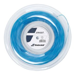 babolat synthetic gut 16 string reel 200 m blue