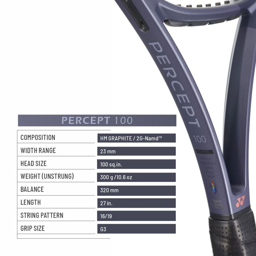 yonex percept 100 tennis racquet 2