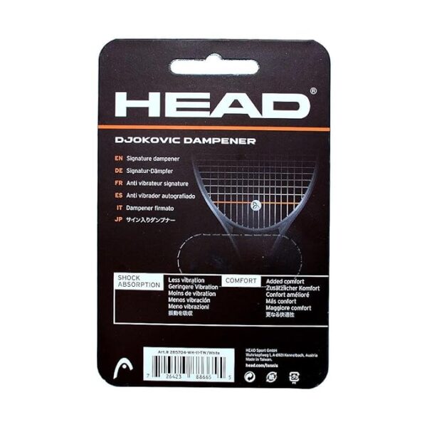 Buy HEAD Djokovic Tennis Dampener Pack of 2 - Shock Control