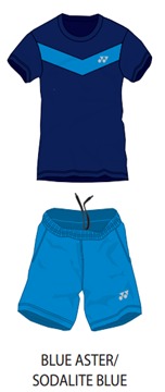 Yonex Kids Badminton T-Shirt and Shorts