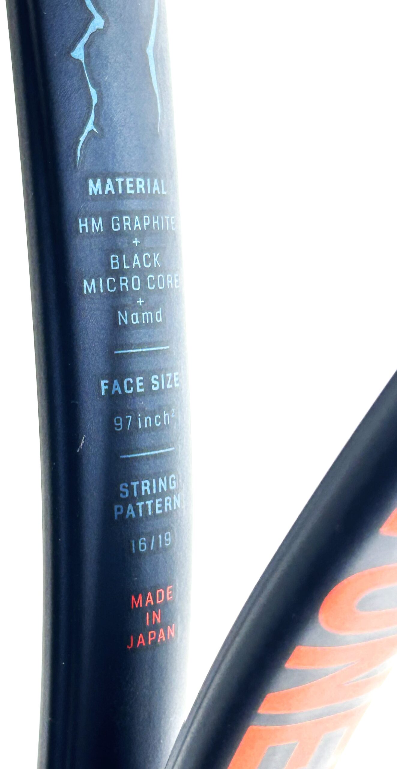 Yonex VCORE PRO 97 Used Tennis Racket (Navy Blue and Orange) – 290g - Sports Galaxy - Online Sports Store in India Yonex Vcore Pro 97 IMG 6255