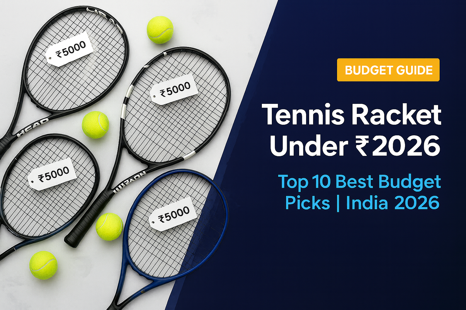 tennis racket under 5000