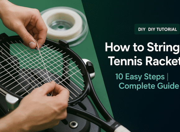 how to string a tennis racket