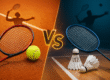 tennis vs badminton