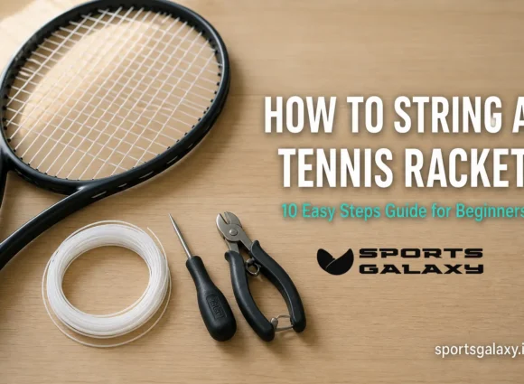 How to string a tennis racket - 10 step guide for beginners