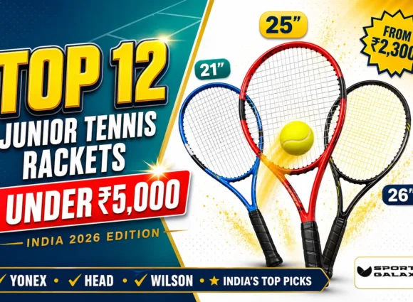 Best junior tennis racket under 5000 in India 2026 — Top 12 picks