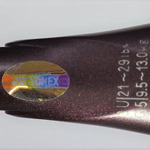 Original Yonex Hologram - Difficult to peel
