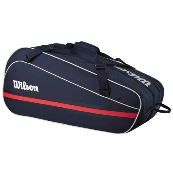 Buy Wilson Team 3 Racket Bag Navy – Shoe Compartment