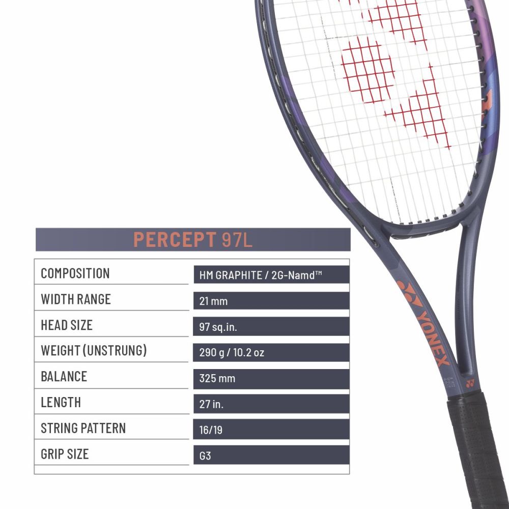 yonex percept 97l tennis racquet 2