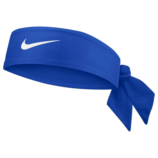 Nike Dri-Fit Fury Classic Head Tie Band (Game Royal/White)