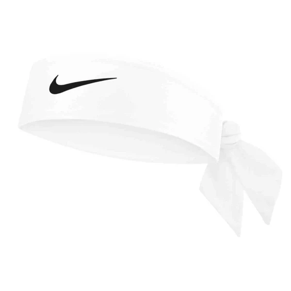 Nike Dri-Fit Fury Classic Head Tie Band (White/Black)