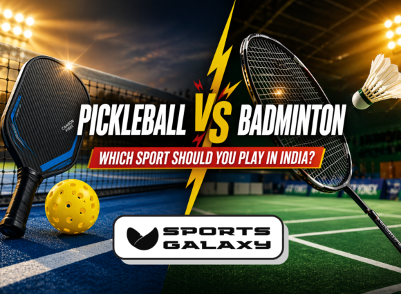 Pickleball vs badminton india comparison - paddle and racket for Indian players 2026