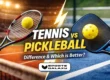 Tennis vs Pickleball – Difference, Cost, Equipment & Which Sport is Better in India (2026)