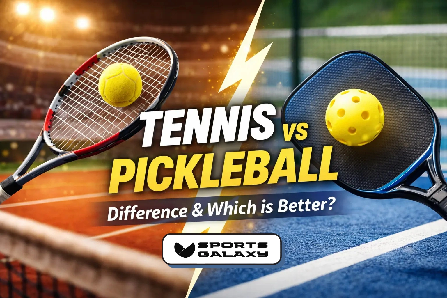 Tennis vs Pickleball – Difference, Cost, Equipment & Which Sport is Better in India (2026)