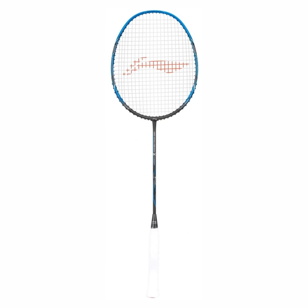 Li-Ning 3D Calibar X Combat Badminton Racket (85g, Charcoal/Blue) -