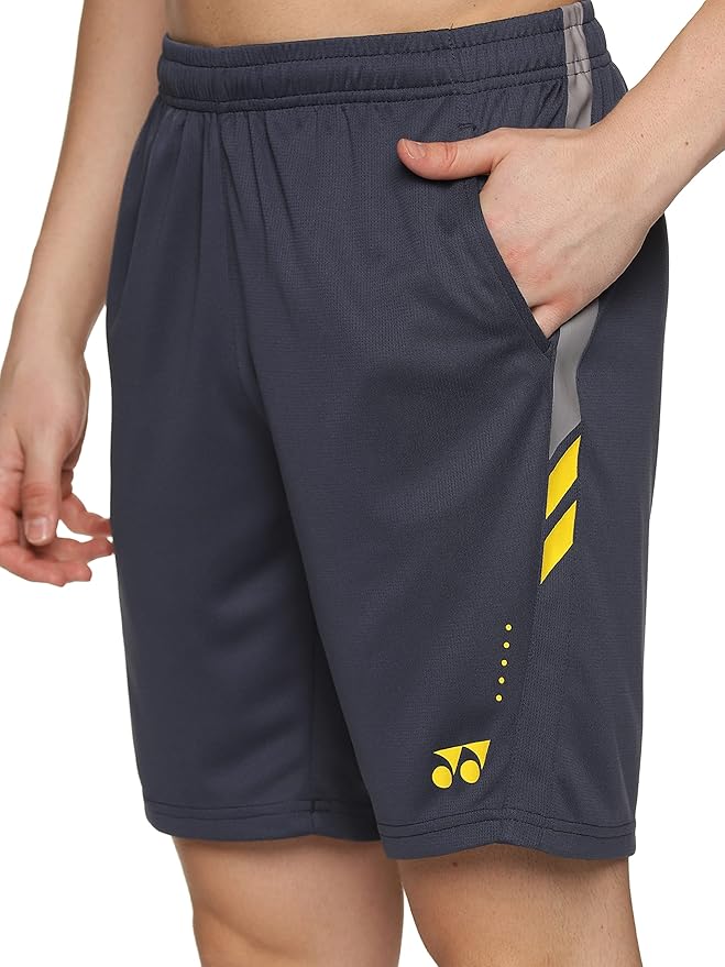 Yonex Badminton Short Pants - Kids Mood Indigo/Vibrant Yellow 2335 - Sports Galaxy - Online Sports Store in India Yonex Badminton Short Pants - Kids Mood Indigo/Vibrant Yellow 2335 - Image 4