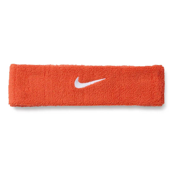 NIKE Swoosh Classic Headband (Team Orange/White)