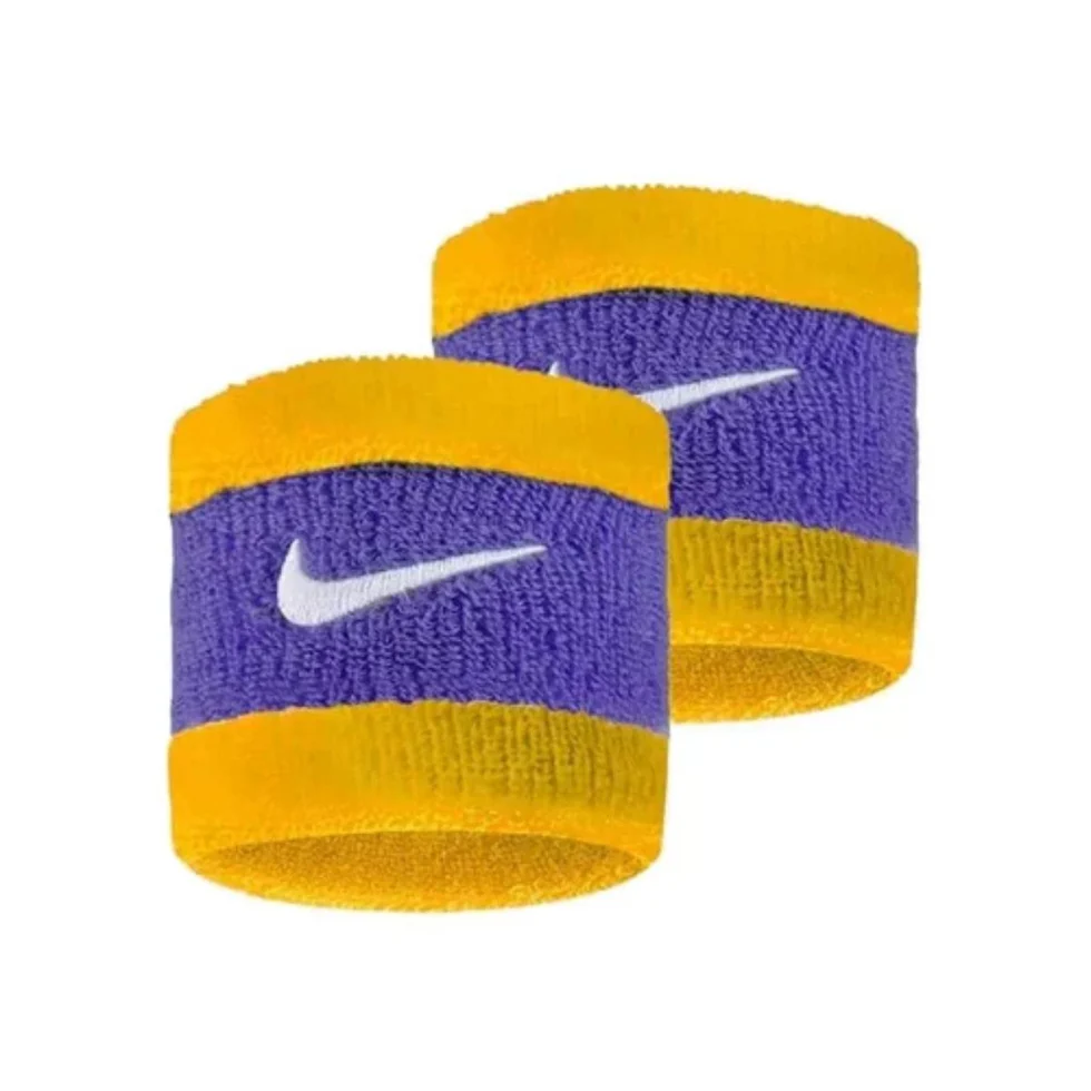 Nike Swoosh WristBand- (University Gold/ Court Purple)